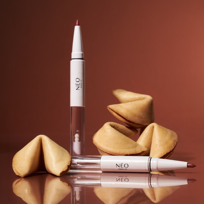 Tužka na rty a lesk na rty 2v1 04: Peach Cashmere | NEO MAKE UP