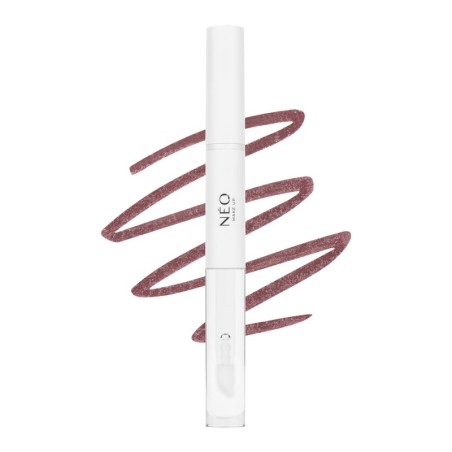 Tužka na rty a lesk na rty 2v1 06: Soft Plum | NEO MAKE UP