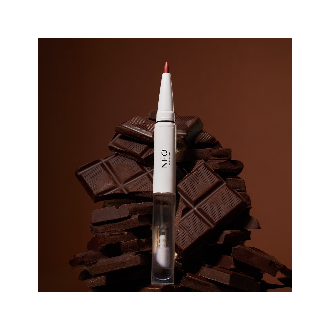 Tužka na rty a lesk na rty 2v1 06: Soft Plum | NEO MAKE UP