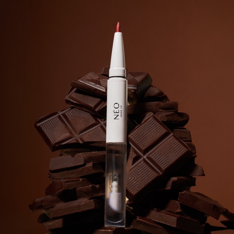 Tužka na rty a lesk na rty 2v1 06: Soft Plum | NEO MAKE UP