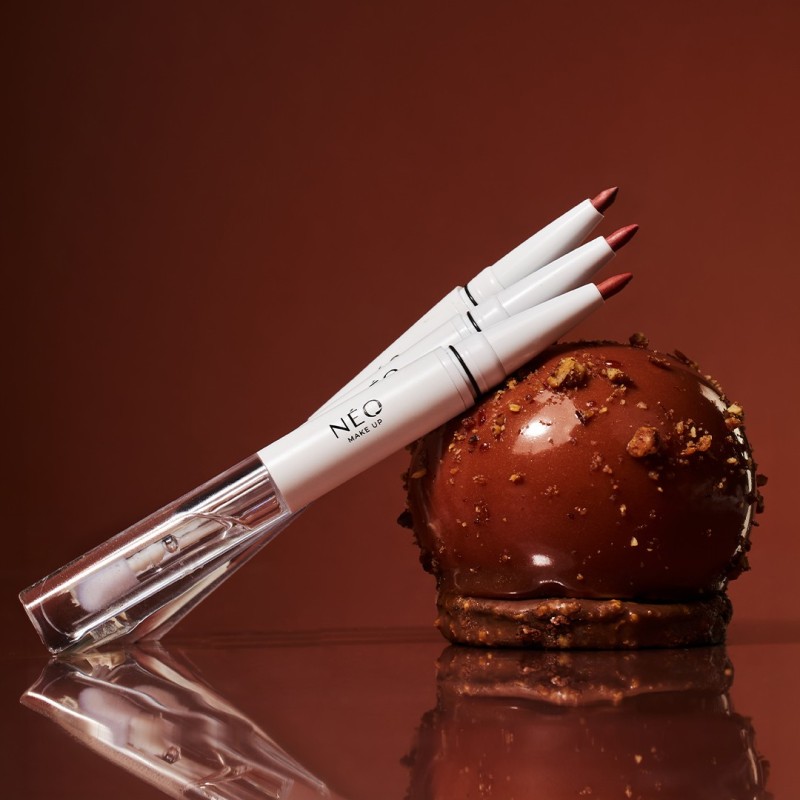 Tužka na rty a lesk na rty 2v1 06: Soft Plum | NEO MAKE UP