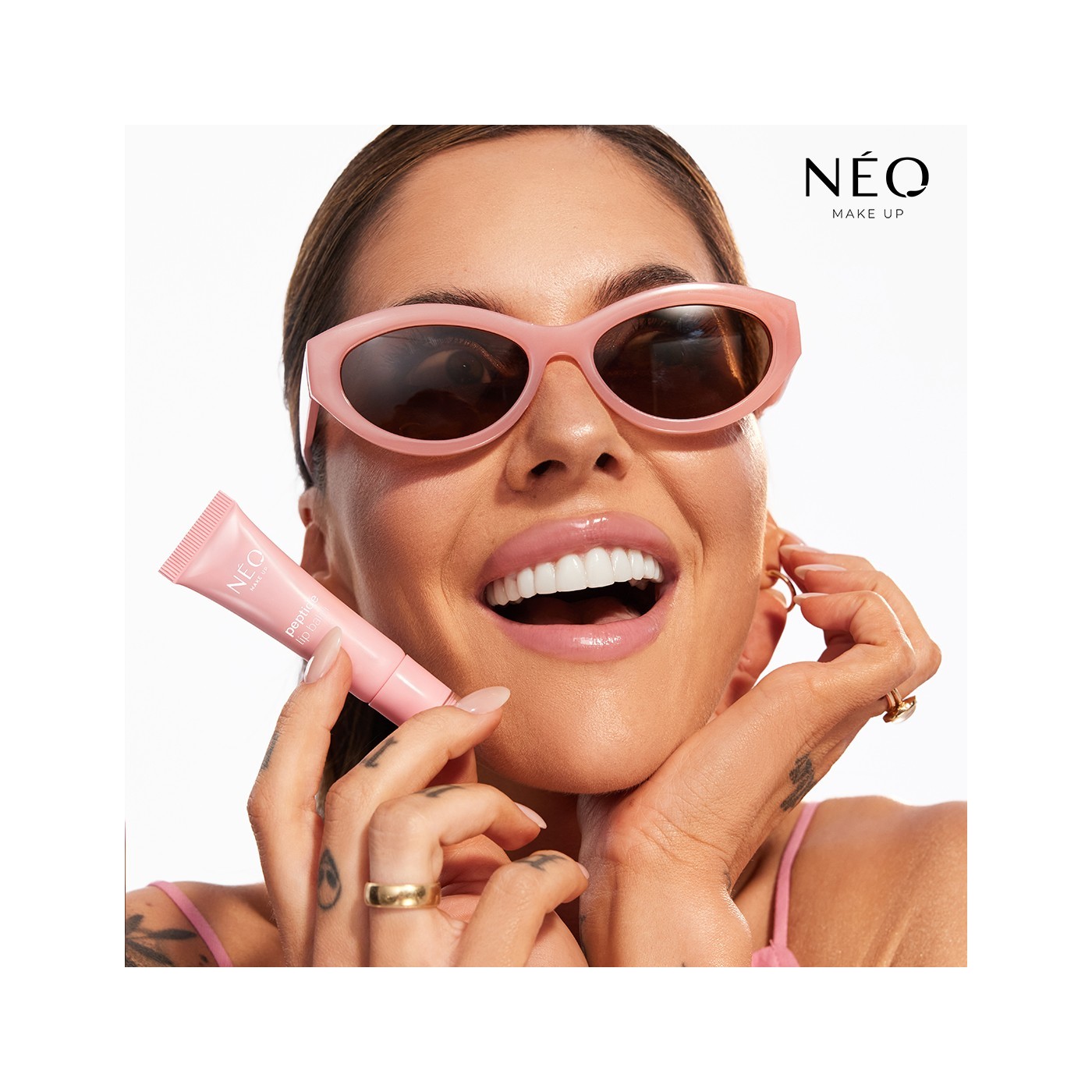 Růžový peptidový balzám na rty 02: Rose | NEO MAKE UP Růžový peptidový balzám na rty 02: Rose | NEO MAKE UP