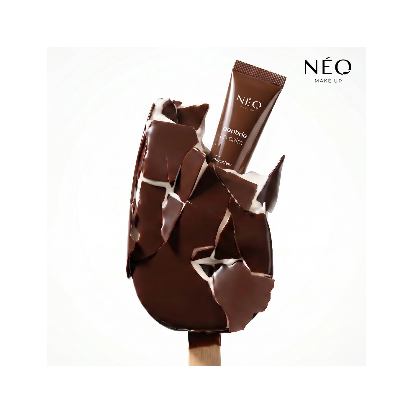 Hněd&yacute; peptidov&yacute; balz&aacute;m na rty 04: Chocolate | NEO MAKE UP