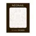 Zlat&eacute; n&aacute;lepky na nehty 3D Nail Stickers Gold Abstract &ndash; z&aacute;van quiet luxury | NEONAIL