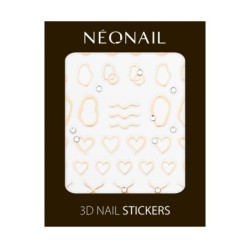 Zlat&eacute; n&aacute;lepky na nehty 3D Nail Stickers Gold Abstract &ndash; z&aacute;van quiet luxury | NEONAIL