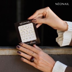 Zlat&eacute; n&aacute;lepky na nehty 3D Nail Stickers Gold Abstract &ndash; z&aacute;van quiet luxury | NEONAIL