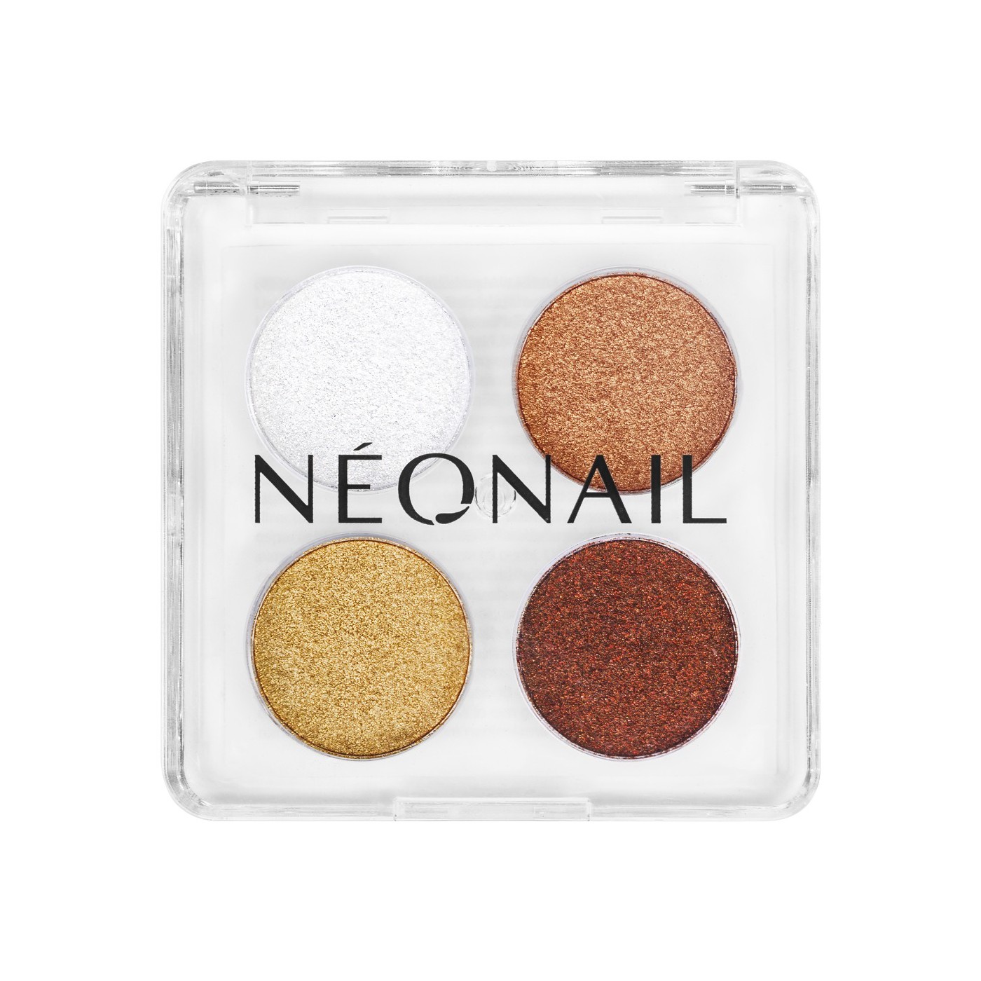 Paleta lisovaných prášků (4 barvy) – metalický nebo chrome efekt | NEONAIL Paleta lisovaných prášků (4 barvy) – metalický nebo chrome efekt | NEONAIL