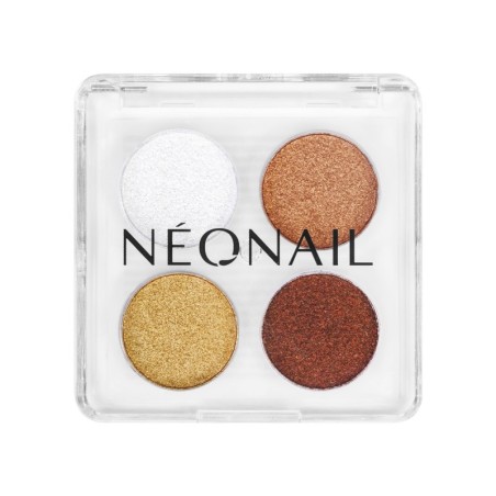 Paleta lisovan&yacute;ch pr&aacute;&scaron;ků (4 barvy) &ndash; metalick&yacute; nebo chrome efekt | NEONAIL