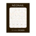 Zlat&eacute; n&aacute;lepky na nehty 3D Nail Stickers Gold Abstract &ndash; z&aacute;van quiet luxury | NEONAIL