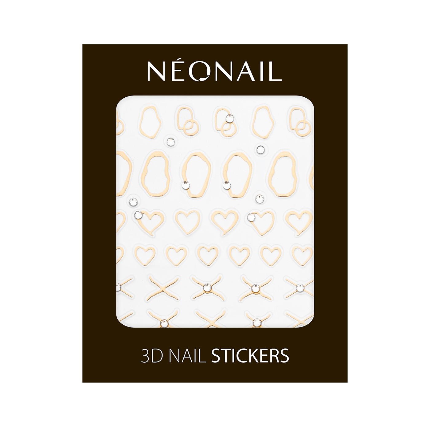 Zlaté nálepky na nehty 3D Nail Stickers Gold Abstract – závan quiet luxury | NEONAIL Zlaté nálepky na nehty 3D Nail Stickers Gold Abstract – závan quiet luxury | NEONAIL