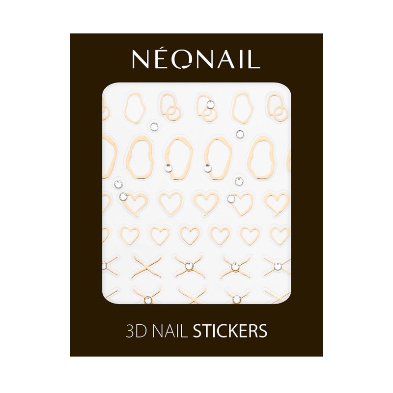 Zlaté nálepky na nehty 3D Nail Stickers Gold Abstract – závan quiet luxury | NEONAIL Zlaté nálepky na nehty 3D Nail Stickers Gold Abstract – závan quiet luxury | NEONAIL