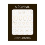 Zlat&eacute; n&aacute;lepky na nehty 3D Nail Stickers Gold Abstract &ndash; z&aacute;van quiet luxury | NEONAIL