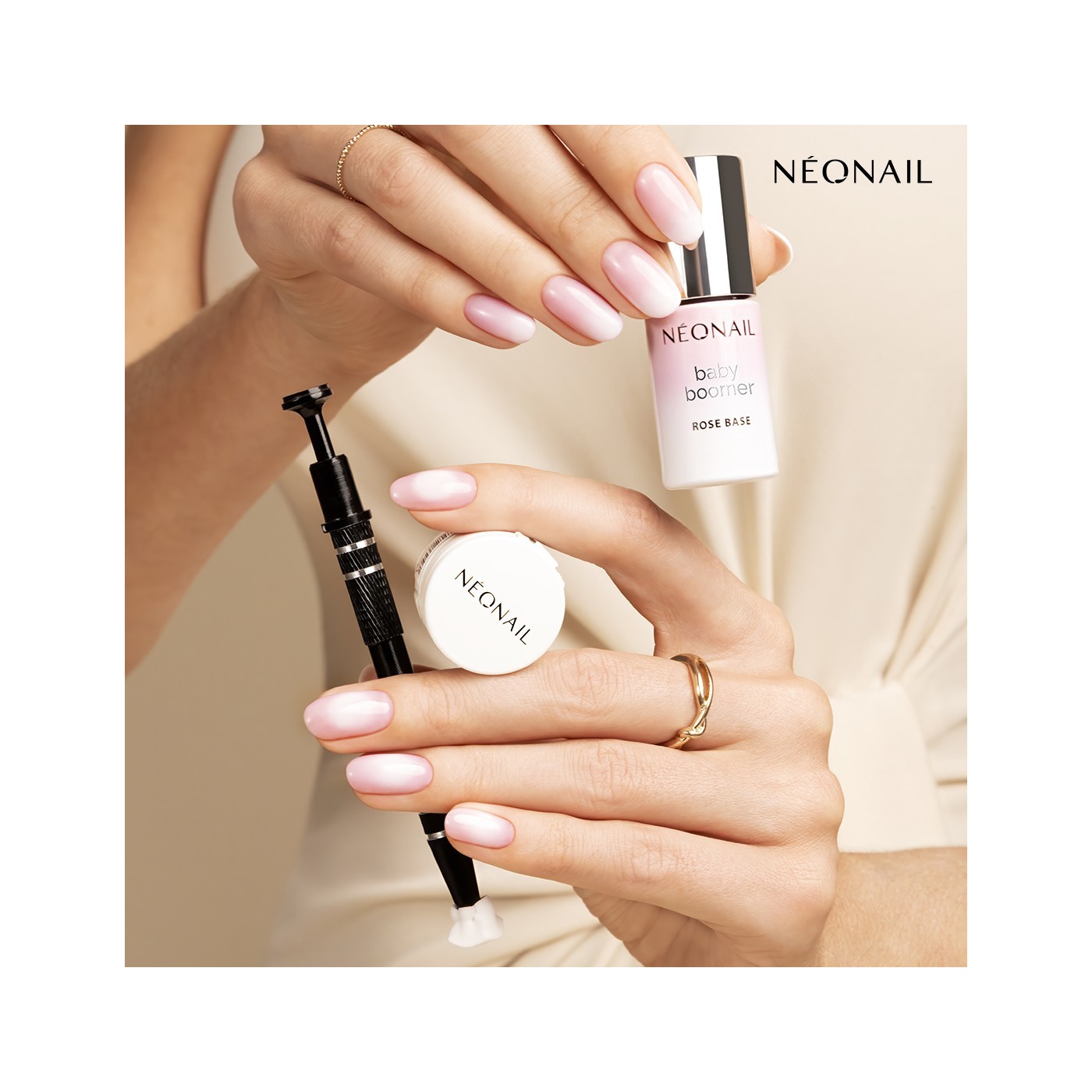 Sada pro zdobení nehtů: Baby Boomer 2v1 Ombré Aura | NEONAIL Sada pro zdobení nehtů: Baby Boomer 2v1 Ombré Aura | NEONAIL