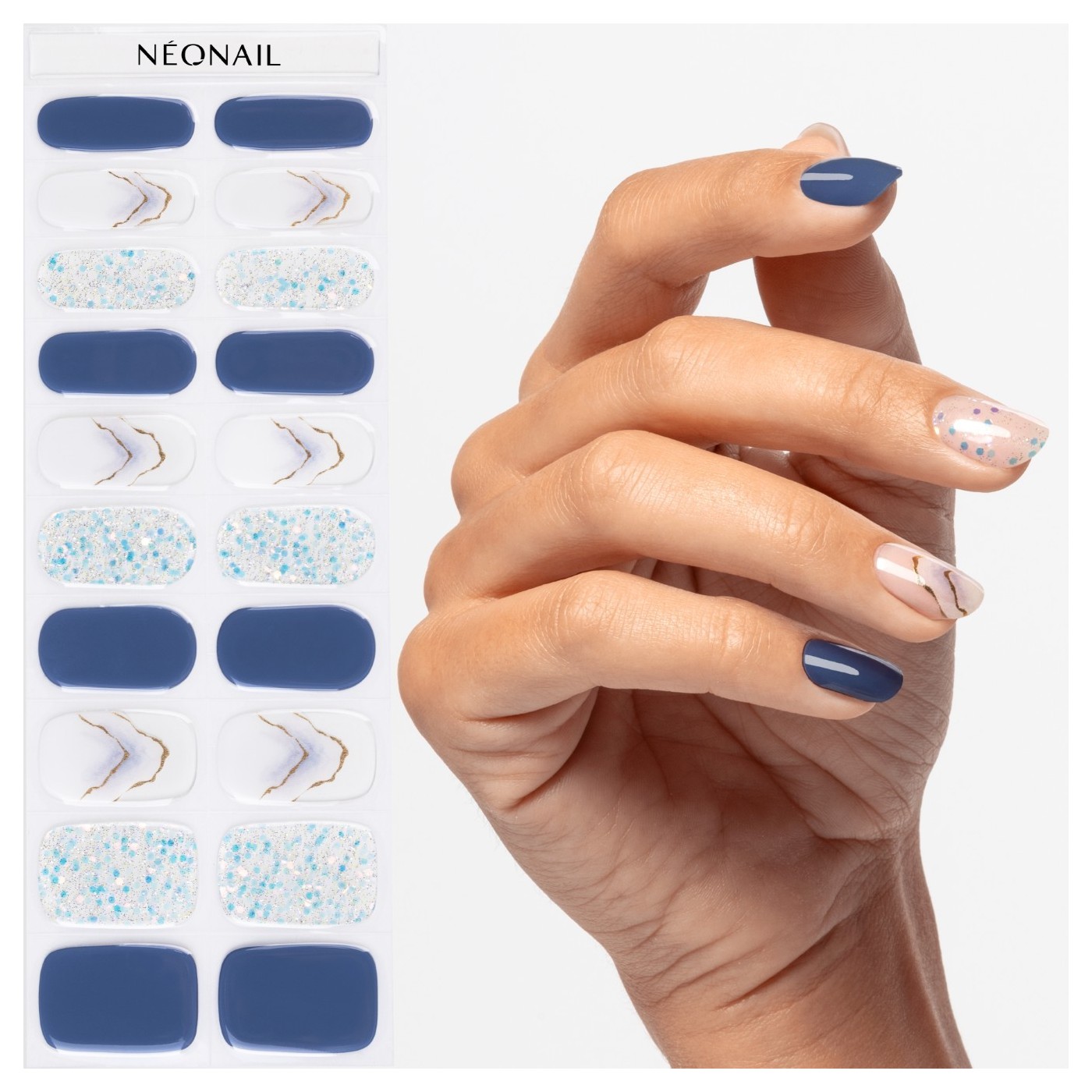 Gel laky v n&aacute;lepce GEL STICKERS EASY ON M10 | NEONAIL