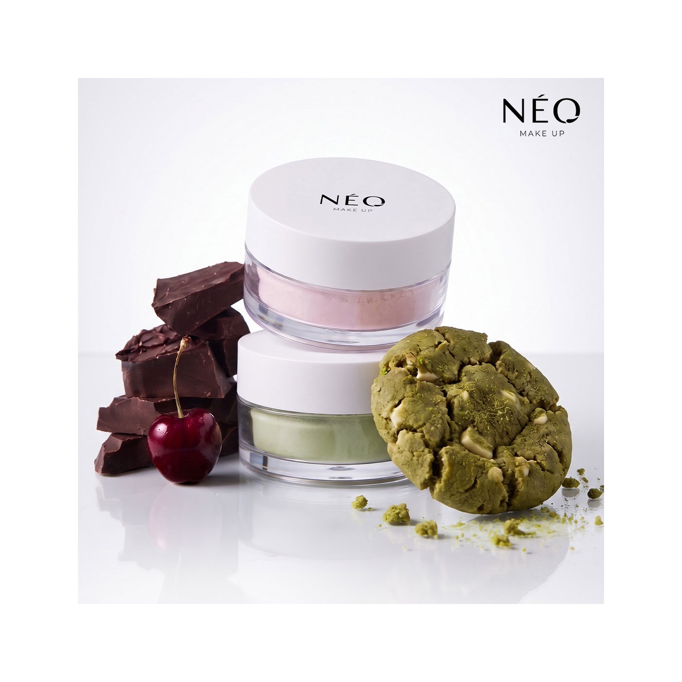 Matte Matcha Leaf Mattifying Powder – NEO MAKE UP Matte Matcha Leaf Mattifying Powder – NEO MAKE UP