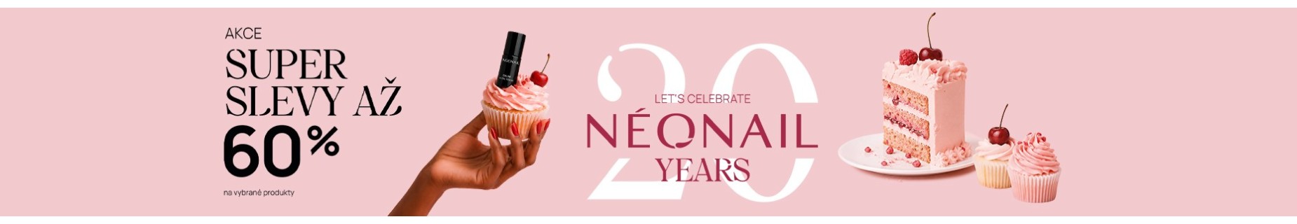 20. narozeniny NEONAIL – slevy až 60 %