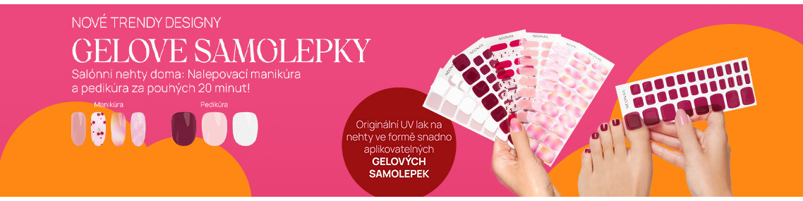 Profesionální Gel laky v nálepce - Nejlepší výběr a kvalita