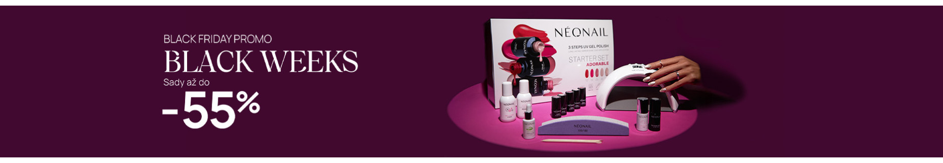 Sady a příslušenství k manikúře až do -55%