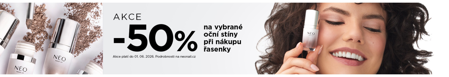 Oční stíny sleva 50 %